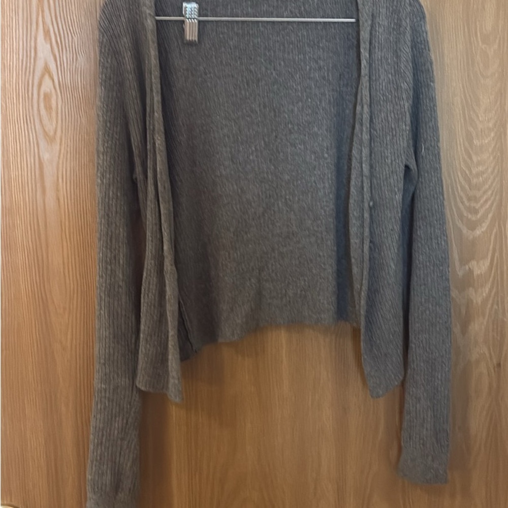 Cozy Grey Women's Cardigan